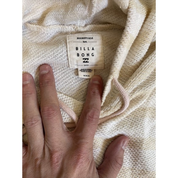 Billabong Hoodie White Womens Medium - Picture 4 of 6